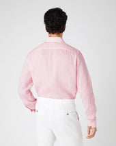 Men S Cannes Linen Shirt Pink
