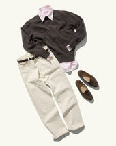 Nonpareil Heavy Crew Neck In Mocha