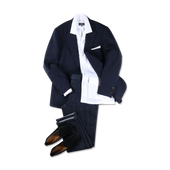 Riviera Collar Safari Shirt In Linen