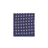 Pocket Square In Printed Linen
