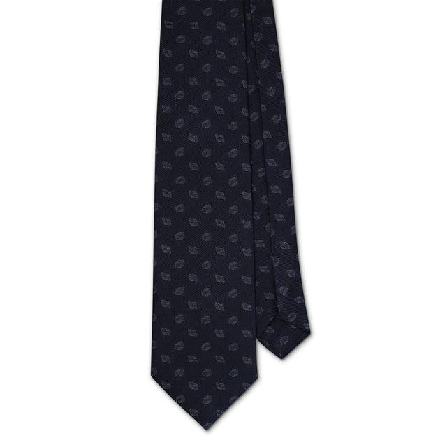 Navy Deco Icon Tie