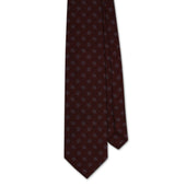 Burgundy Deco Icon Tie