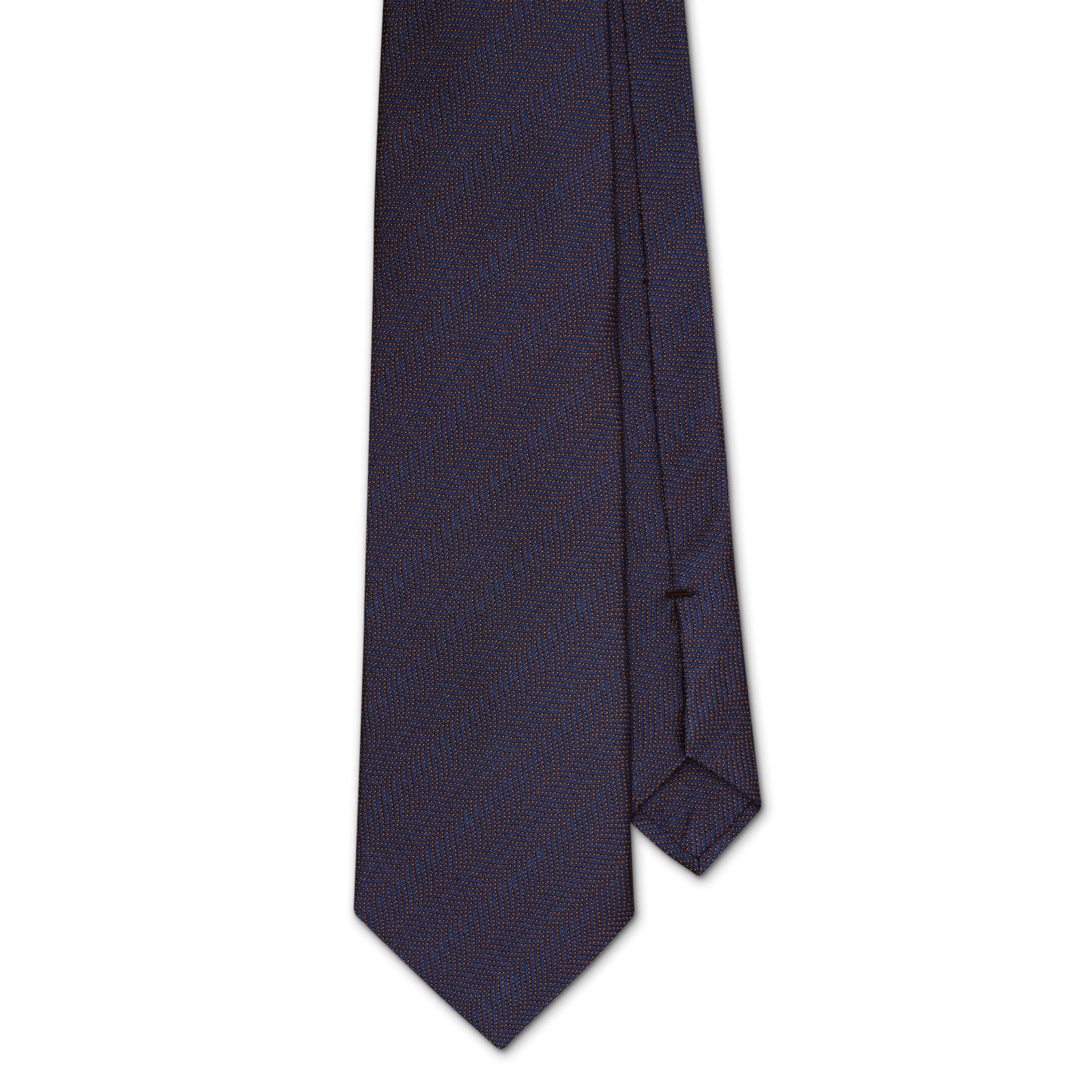And Burnt Orange Chevron Tie