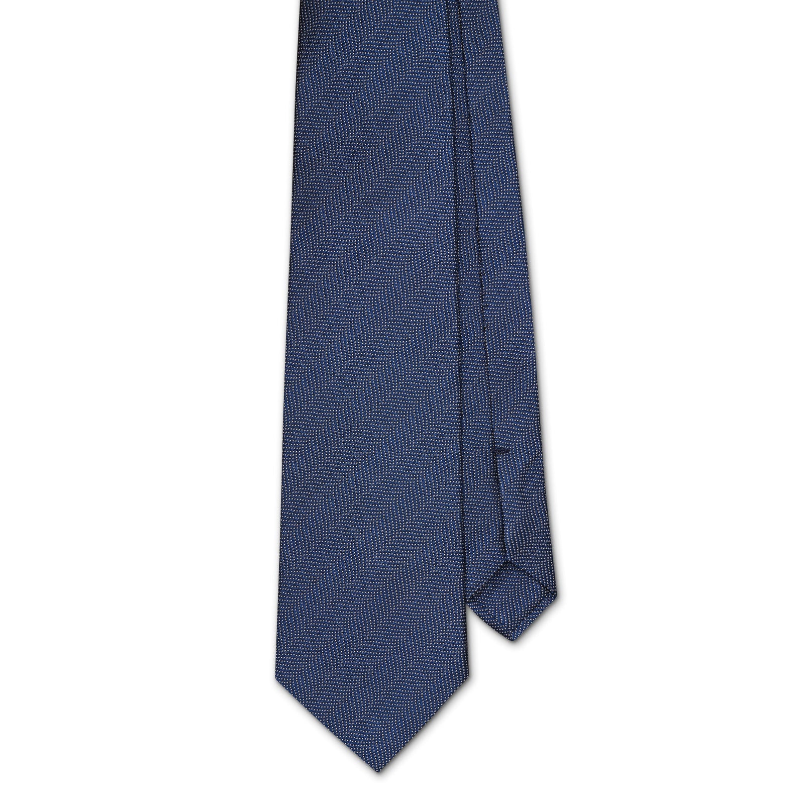And Silver Chevron Tie