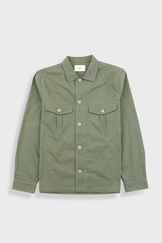 Revere Overshirt - Dark Sage