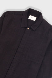 Patch Shirt Soft Open Weave Check
