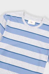 Shadow Stripe T Shirt Soft Melange