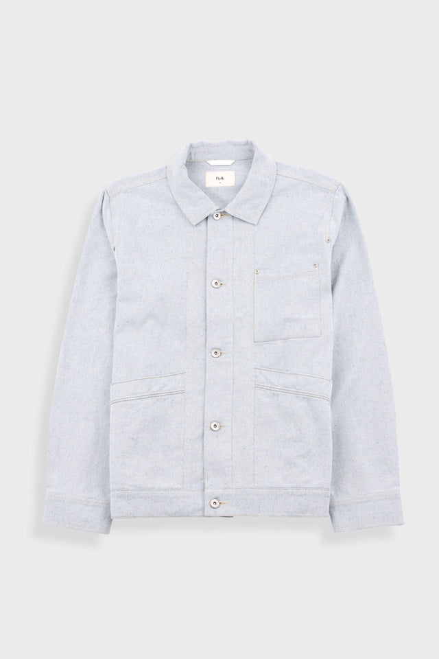 Meyer Jacket - Ice Blue Twill Denim