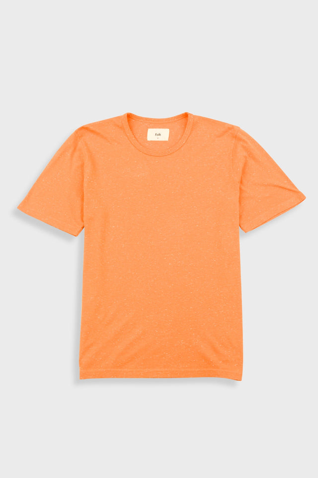 Relaxed Nep T-Shirt - Orange