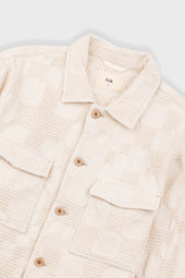 Zaki Jacket Waffle Check