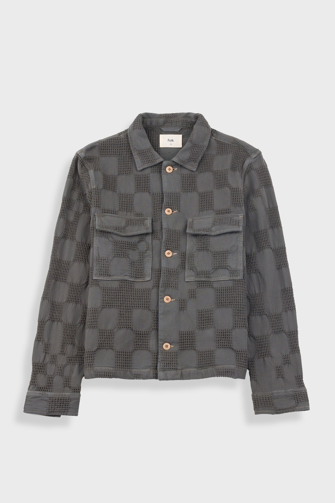 Zaki Jacket Soft Waffle Check
