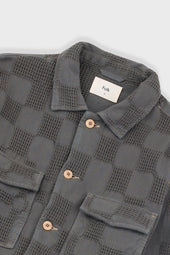 Zaki Jacket Soft Waffle Check