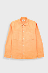 Patch Overshirt - Faded Orange Hemp Canvas