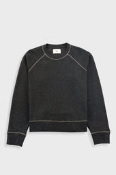Engineered Raglan Sweat - Charcoal
