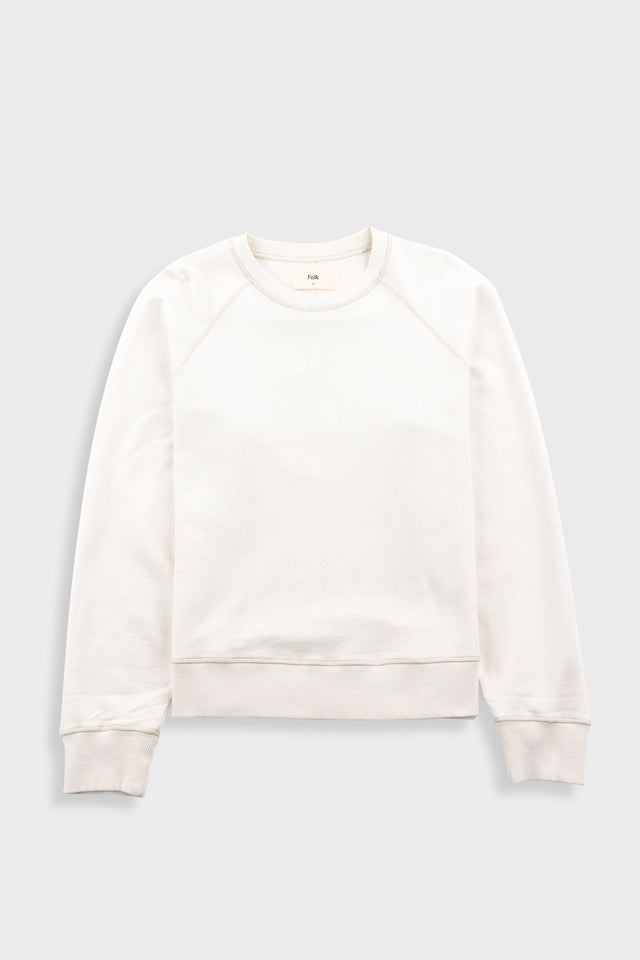 Engineered Raglan Sweat - Ecru