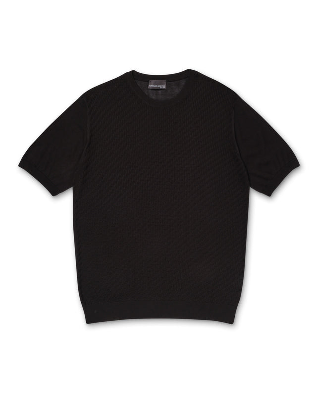 Black Staircase Crew Neck