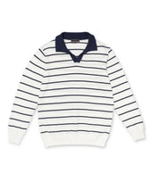 White Stripe Polo