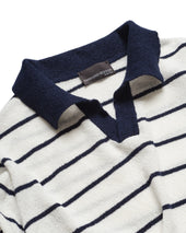 White Stripe Polo
