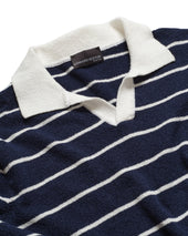 Navy Stripe Polo