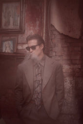 Alfonso Blazer In Merino Wool Grisaille