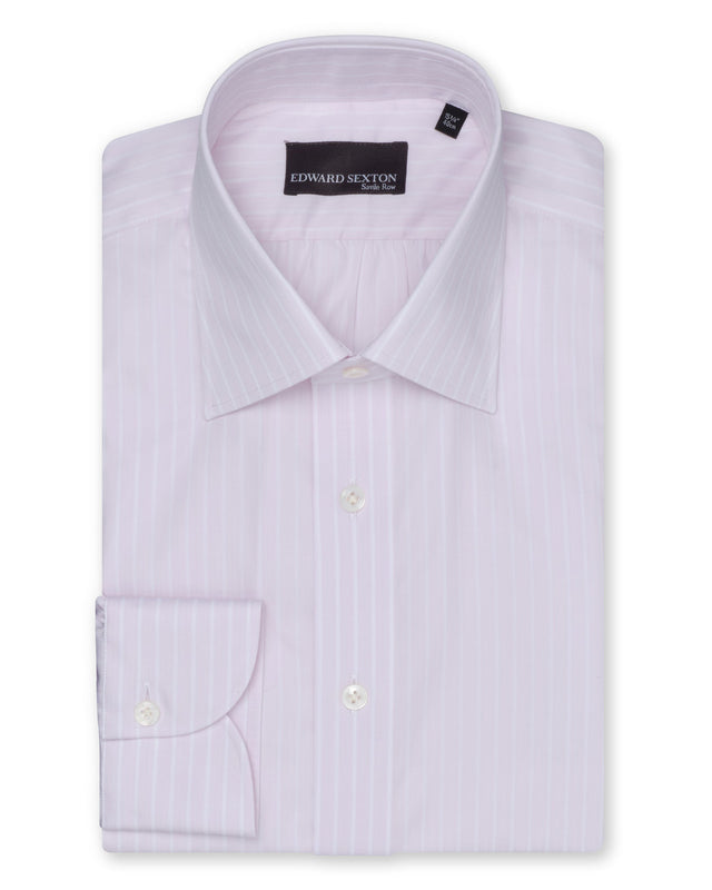 Pink Stripe Classic Collar Shirt