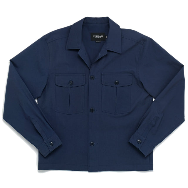 Indigo Ripstop Safari Jacket