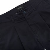 Sateen Pleated Trousers
