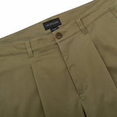 Sateen Pleated Trousers