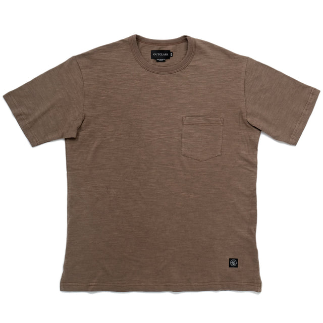 Mocha Slub S/S Pocket T-Shirt