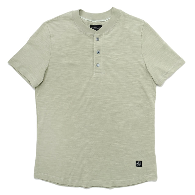 Sage Slub S/S Henley