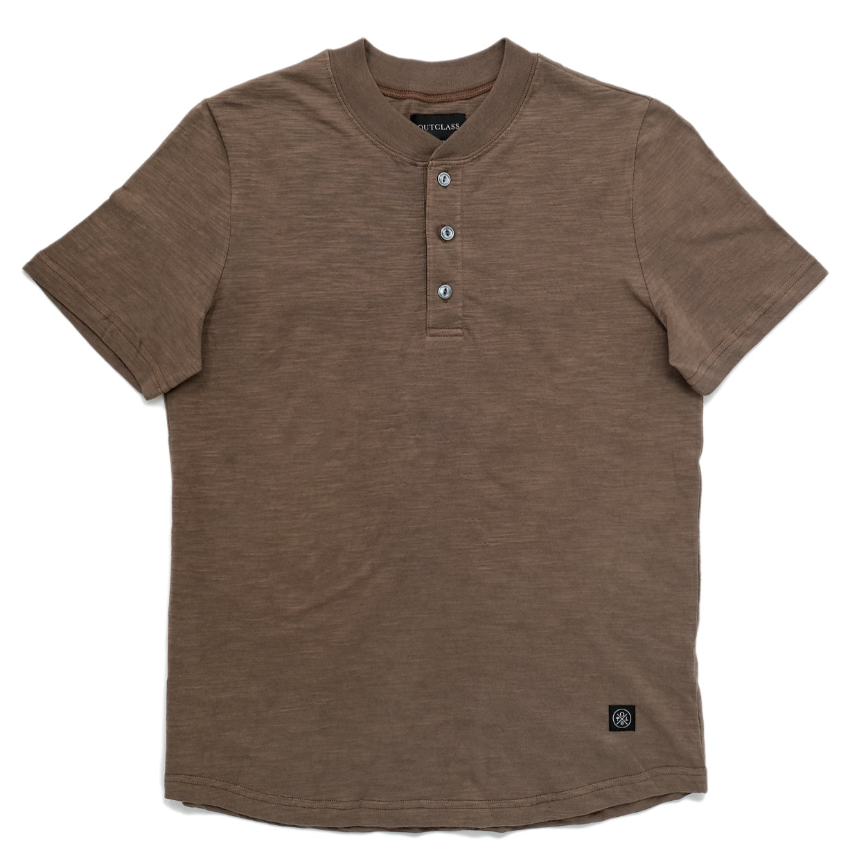 Mocha Slub S S Henley