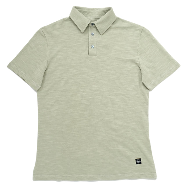 Sage Slub S/S Polo