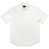 White Ripstop Seersucker S/S Classic Shirt