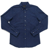 Navy Pinstripe L/S Classic Shirt
