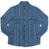 Indigo Sashiko Overshirt