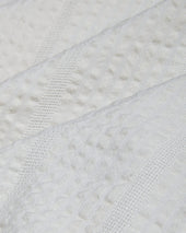Striped Seersucker SS - White