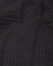 Striped Seersucker SS - Black