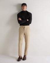 007 Fine Gauge Cashmere Turtle Neck Jumper Dark Grey