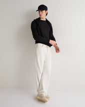 Men's Covent Fine Gauge Cashmere Round Neck Jumper Black
