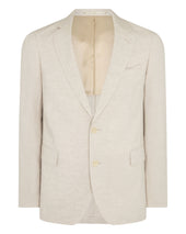 Men's Amalfi Linen Jacket Sand Brown