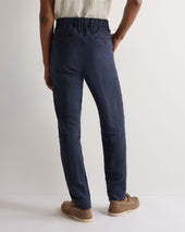 Men's Atrani Linen Trouser Navy Blue