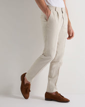 Men's Atrani Linen Trouser Sand Brown
