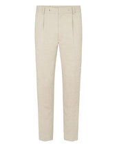 Men's Atrani Linen Trouser Sand Brown