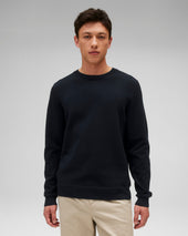 Supima Pique Ace Crewneck