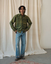 Block Print Check Shirt