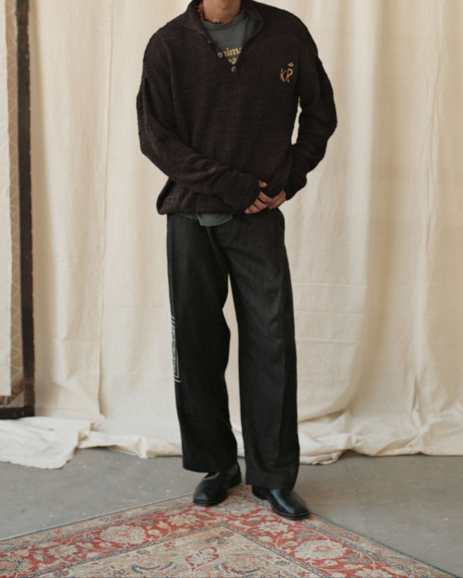 Side Pleat Trouser