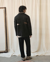 Silk Scarf Kantha Blazer