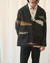 Silk Scarf Kantha Blazer