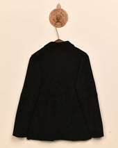 Embroidered Suede Blazer