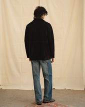 Embroidered Suede Blazer